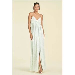 NEW Sachin & Babi Jessica Floral Gown Dress Jade Rose Watercolor Size 6